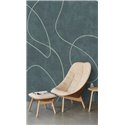 2-5800 - Mural pared minimalista sofisticadas líneas