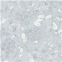 2-5836 - Papel Pintado floral gris plata