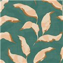 2-5861 - Papel Pintado hojas abstractas verde