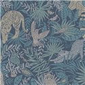 2-5874 - Papel Pintado selva tropical azul