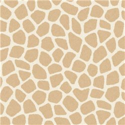 2-5876 - Papel Pintado infantil jirafa marrón/blanco