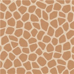 2-5877 - Papel Pintado infantil piel jirafa naranja/blanco