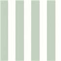 2-5881 - Papel Pintado rayas verde azulado/blanco
