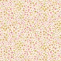 2-5887 - Papel Pintado infantil florecillas rosa/blanco