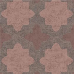 2-5935 - Papel Pintado motivos arabescos marrón rojizo