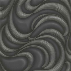 2-5044 - Papel pintado moderno ondas excéntricas