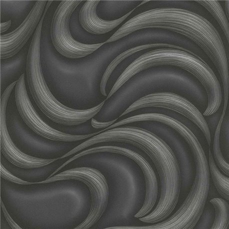 2-5044 - Papel pintado moderno ondas excéntricas