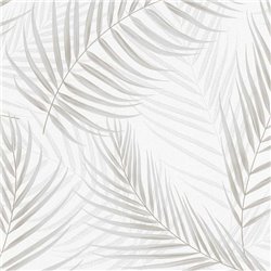 2-5049 - Papel pintado estiloso hojas palma brillantes