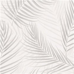 2-5050 - Papel pintado floral glamuroso hojas palma