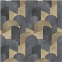 2-5066 - Papel pintado moderno patrón Bauhaus