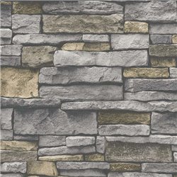 2-5641 - Papel Pintado muro lamas piedra natural