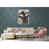 2-5682 - Papel Pintado floral helechos metalizado