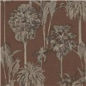 2-5711 - Papel Pintado palmeras tropicales marrón