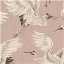 2-5722 - Papel Pintado oriental grullas rosa