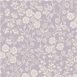 2-5737 - Papel Pintado flores lila morado